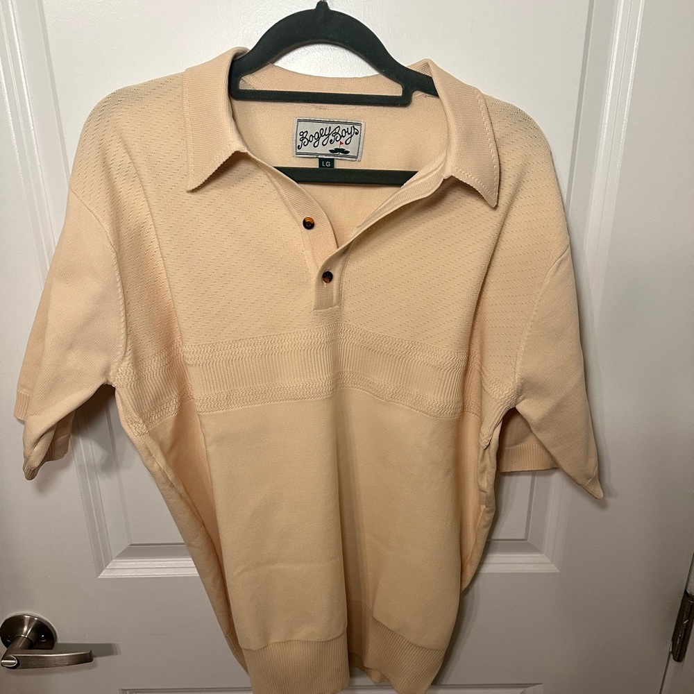 Woven Men’s Golf Polo